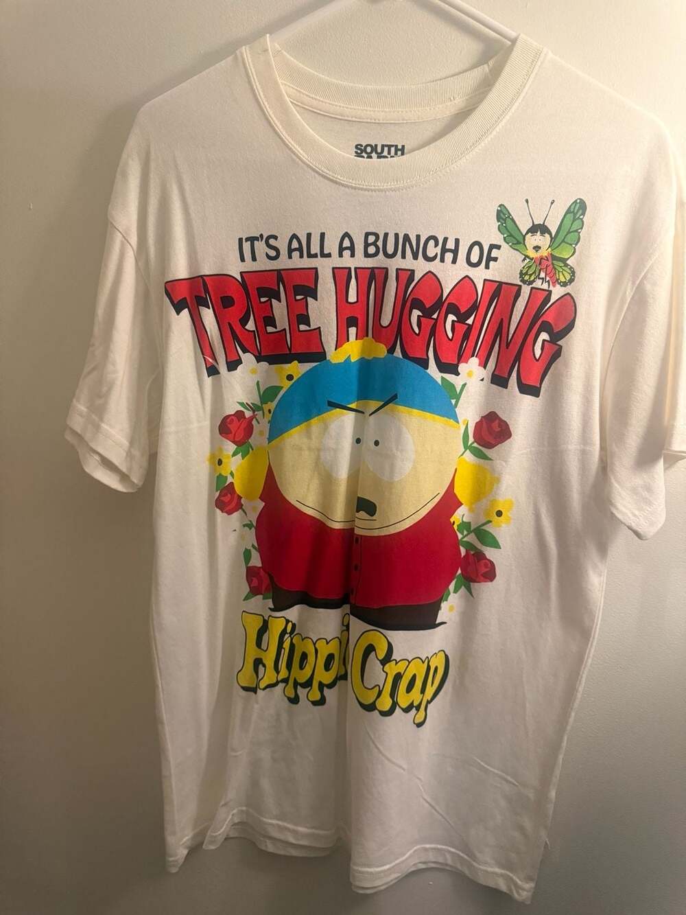 South Park Cartman Tree Hugging Hippie Crap T-Shirt
